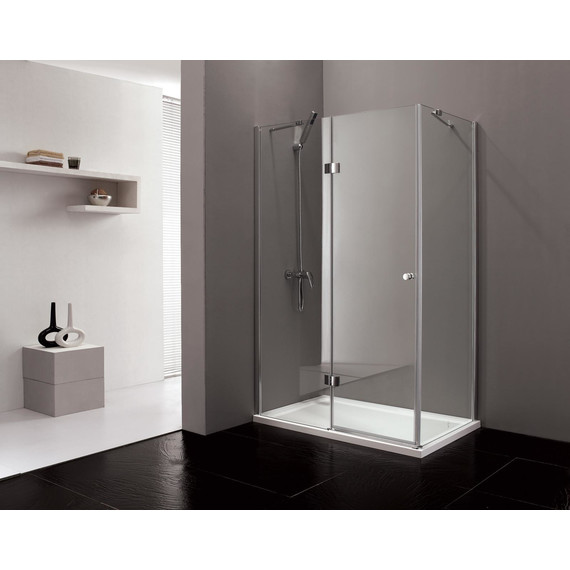 Душевое ограждение Cezares 90х80 см VERONA-W-AH-1-90/80-C-Cr, хром/прозрачное - фото 2