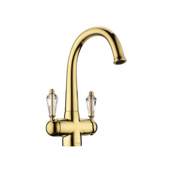 Смеситель для кухни Omoikiri для кухни Omoikiri Okinawa-G 4994016, золото - фото 