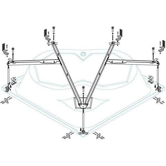 Каркас для ванны Cezares Cetina 150 CETINA-150-MF - фото 