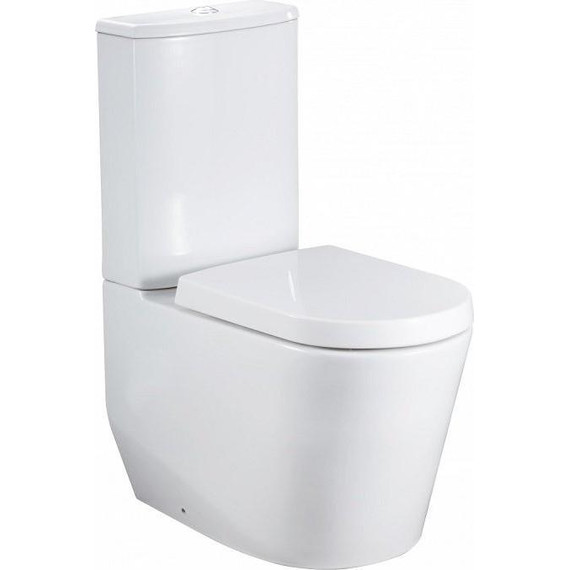 Унитаз-компакт безободковый Creo Ceramique RENNES с крышкой микролифт - фото 3