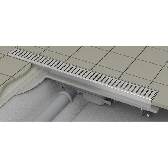 Трап AlcaPlast APZ101-650 Low, Цвет производителя: нержавеющая сталь/глянец, нержавеющая сталь/мат, Размер трапа: 650 - фото 3