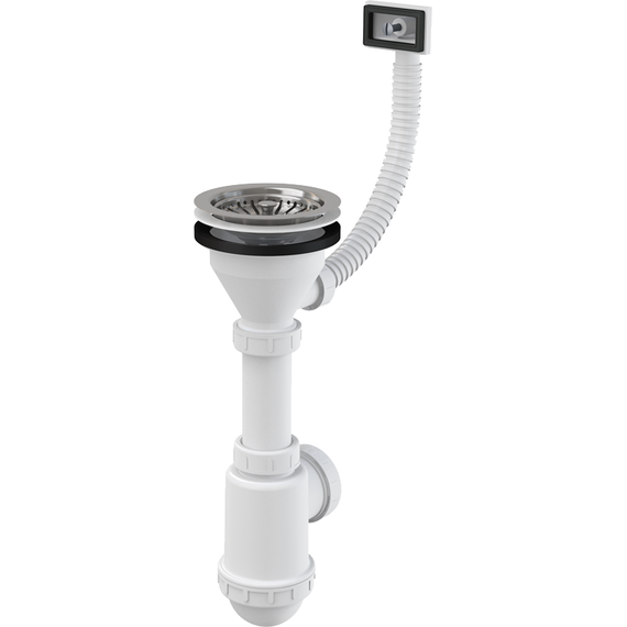 Сифон для мойки AlcaPlast A447-DN50/40 - фото 