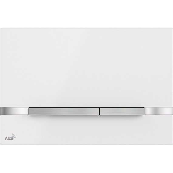 Кнопка смыва Alcaplast STRIPE-WHITE - фото 