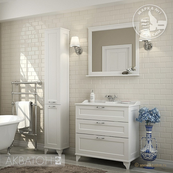 Пенал Акватон Леон Н 31 см 1A187903LBPS0, дуб белый - фото 4