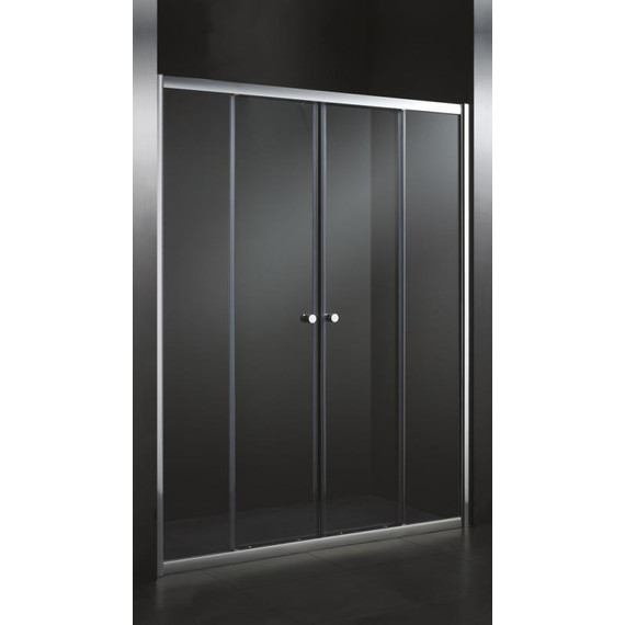 Душевая дверь Cezares 160 см ANIMA-W-BF-2-160-C-Cr, хром/прозрачное - фото 