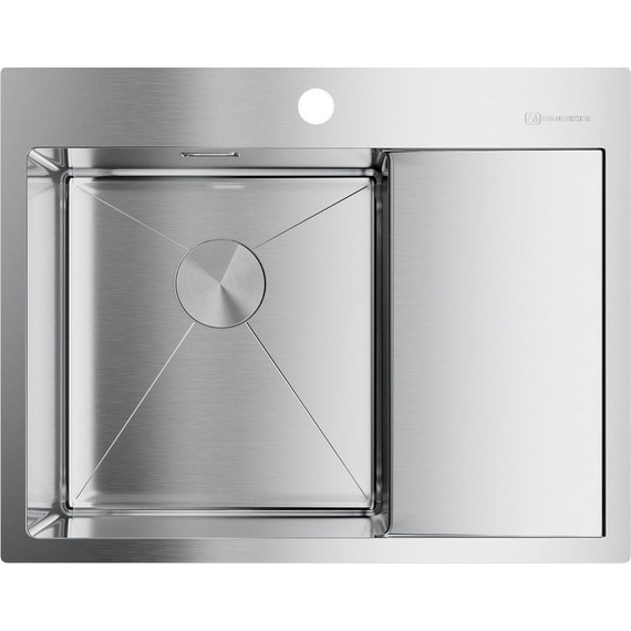 Кухонная мойка Omoikiri AKISAME 65-IN-L (4973058) 1,2 мм, нержавеющая сталь, Цвет производителя: нержавеющая сталь матовая - фото 