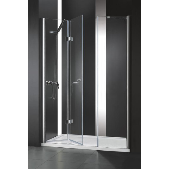 Душевая дверь Cezares 140 см ELENA-W-BS-13-60+40/40-C-Cr, хром/прозрачное - фото 