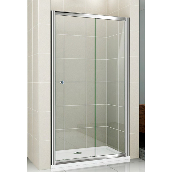 Душевая дверь Cezares 135 см PRATICO-BF-1-135-C-Cr, хром/прозрачное - фото 