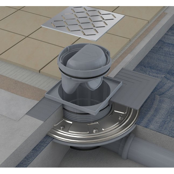 Сливной трап Ravak SN501 105х105/50 X01435 - фото 2