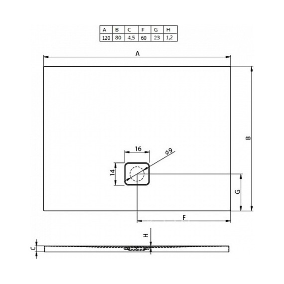 Акриловый поддон Riho Basel 410 160х80 см D005013005 - фото 2