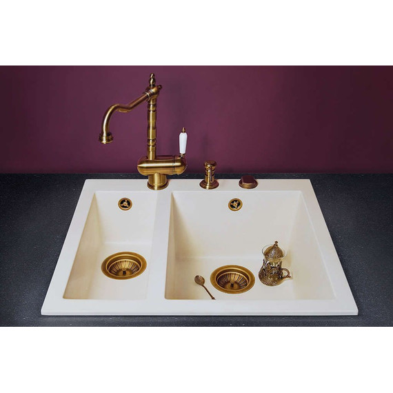 Смеситель для кухни Omoikiri Kyoto-A 4994287, античная латунь - фото 4