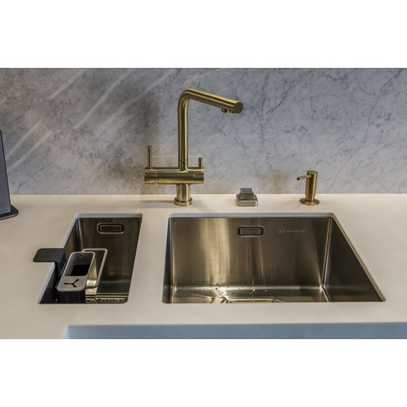 Смеситель для кухни Omoikiri Nagano-PVD-G 4994178, светлое золото - фото 8