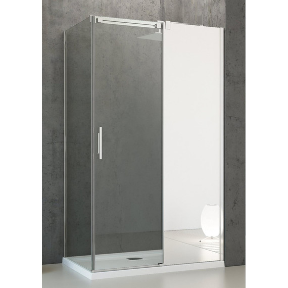 Душевое ограждение Radaway Espera KDJ Mirror 140х100 см L/R, хром/прозрачное/зеркальное - фото 4