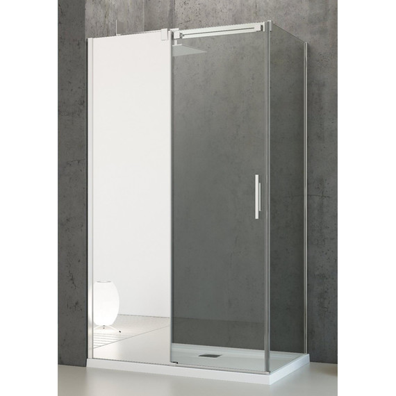 Душевое ограждение Radaway Espera KDJ Mirror 140х100 см L/R, хром/прозрачное/зеркальное - фото 