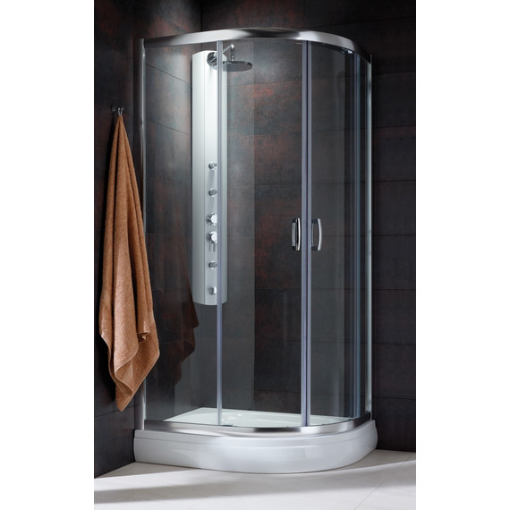 Душевое ограждение Radaway Premium Plus E 100х80х190 см, хром/матовое - фото 