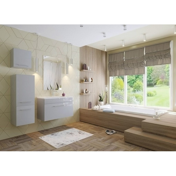 Тумба подвесная с раковиной Эстет Элин 80 см, 1 ящик ФР-00003349 - фото 5