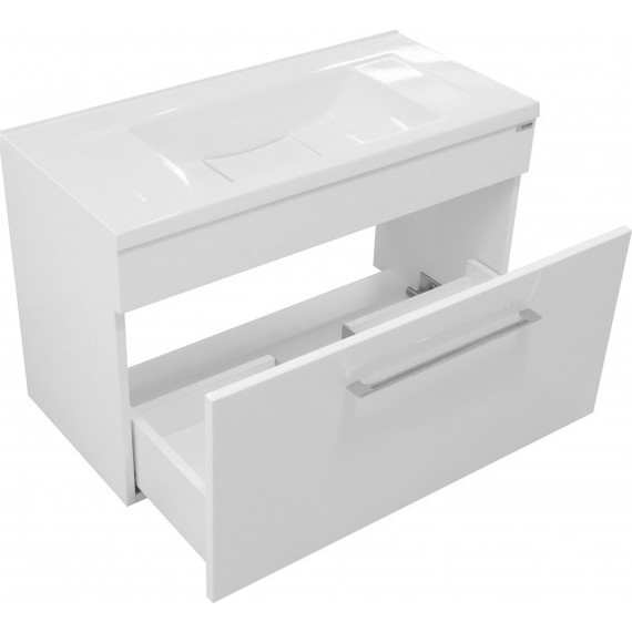 Тумба подвесная с раковиной Эстет Элин 80 см, 1 ящик ФР-00003349 - фото 8