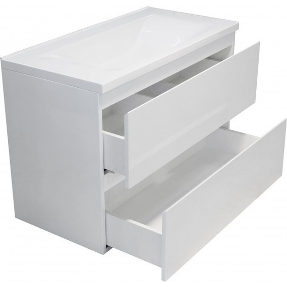 Тумба подвесная с раковиной Эстет Bali 65 см, 2 ящика ФР-00002086 - фото 6