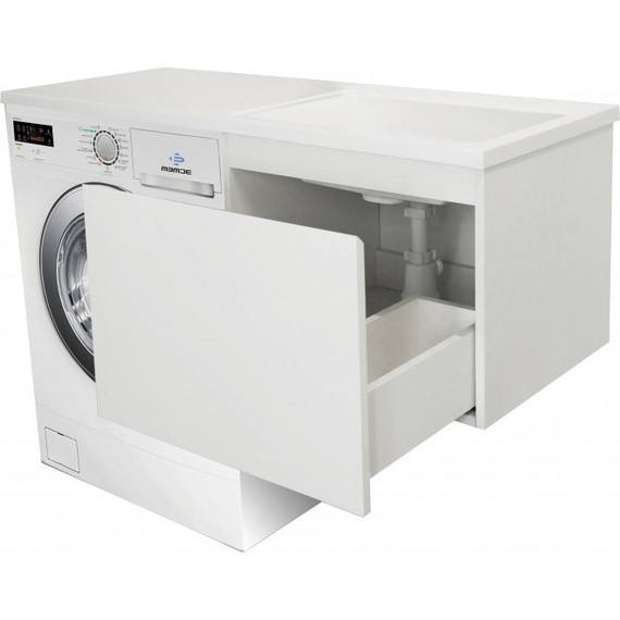 Тумба подвесная с раковиной-столешницей Эстет Dallas Luxe 100 см R, 1 ящик ФР-00002322 - фото 8