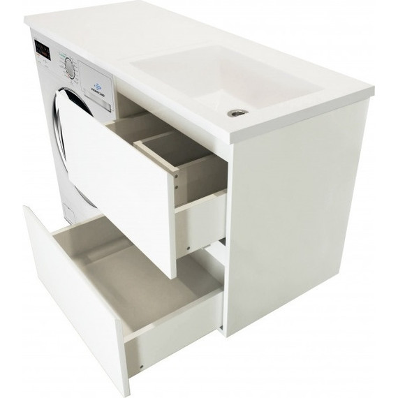 Тумба подвесная с раковиной-столешницей Эстет Dallas Luxe 115 см R, 2 ящика ФР-00002297 - фото 9