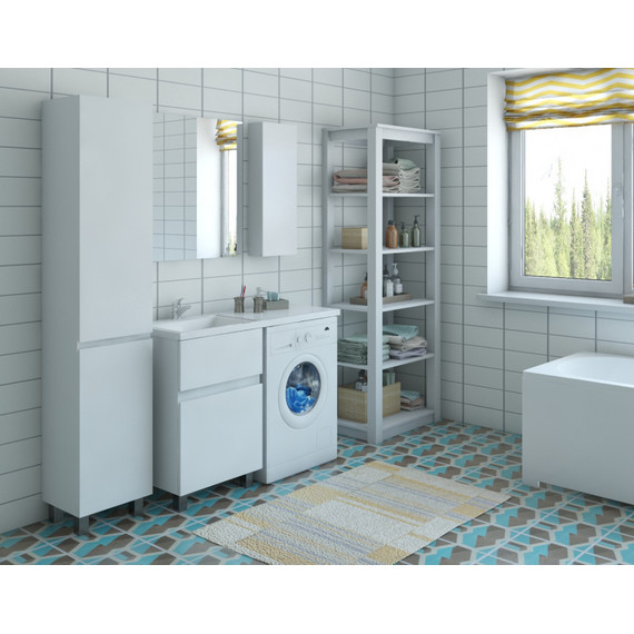 Тумба напольная с раковиной-столешницей Эстет Dallas Luxe 110 см L, 2 ящика ФР-00001965 - фото 6