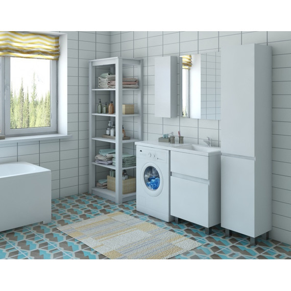 Тумба напольная с раковиной-столешницей Эстет Dallas Luxe 120 см R, 2 ящика ФР-00001920 - фото 5