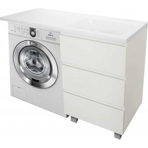 Тумба напольная с раковиной-столешницей Эстет Dallas Luxe 100 см R, 3 ящика ФР-00002318 - фото 