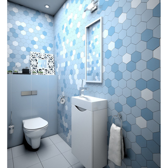 Тумба подвесная с раковиной Эстет Mini 40 см ФР-00010477 - фото 5