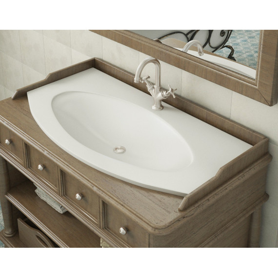 Раковина врезная на столешницу Эстет Мальта 90 см, белый - фото 3