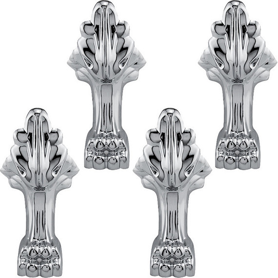 Ножки каменные для ванны Эстет Скарлетт/Марсель/Венеция ФР-00002032, хром - фото 