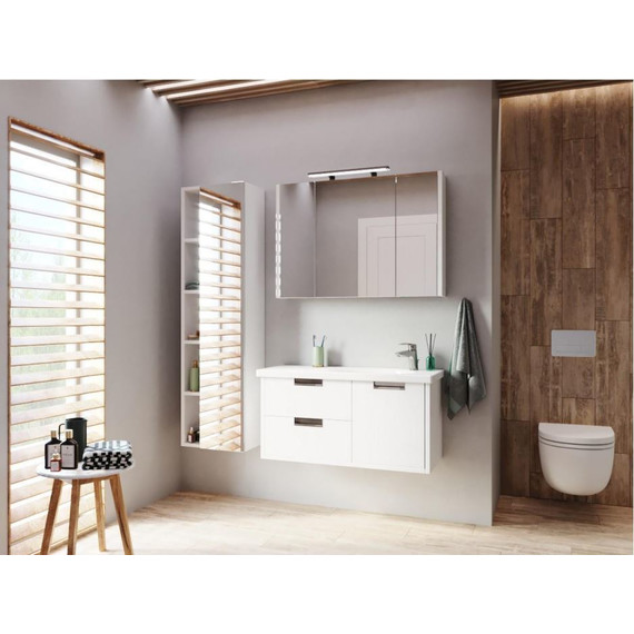 Тумба подвесная с раковиной Roca Etna 100 см 857302806, белый - фото 2