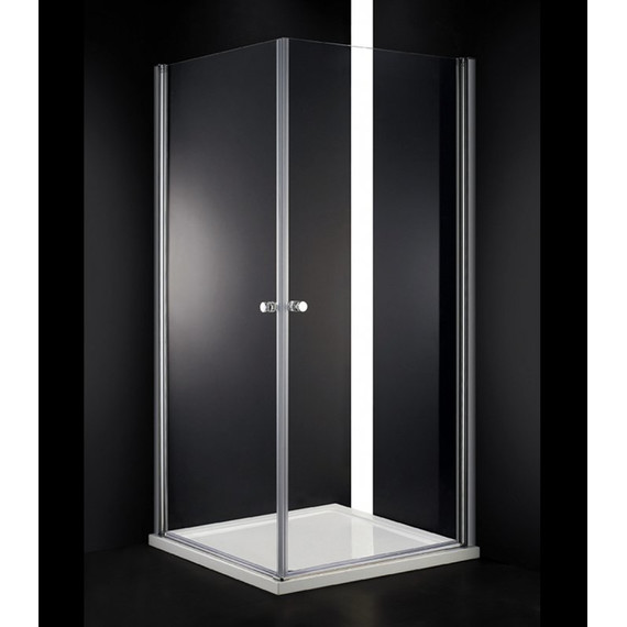 Душевое ограждение Cezares 90х90  ELENA-W-A-2-90-C-Cr, хром/прозрачное - фото 