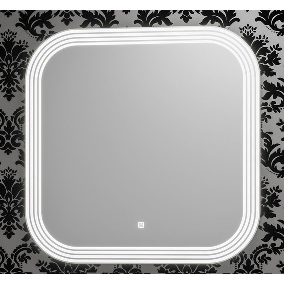Зеркало Smile Ибица 90 см, белый - фото 