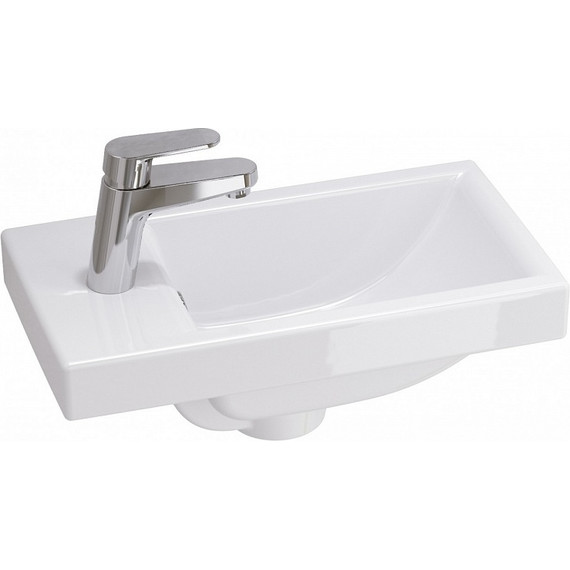 Тумба подвесная/напольная с раковиной Cersanit Melar 40 см B-SU-MEL-CM40, 1 дверца, белый - фото 6