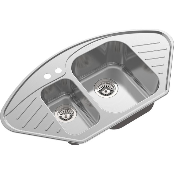 Кухонная мойка Oulin OL-310 1 мм, нержавеющая сталь - фото 
