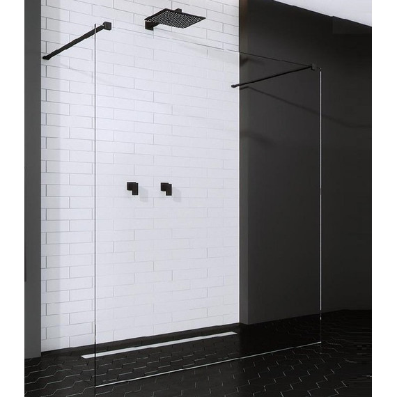 Душевая перегородка Radaway Modo New Black I 140x200 см черный/прозрачное - фото 