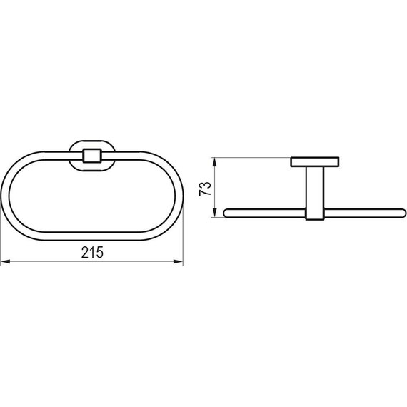 Кольцо для полотенец CR 300 Ravak Chrome X07P190 - фото 4