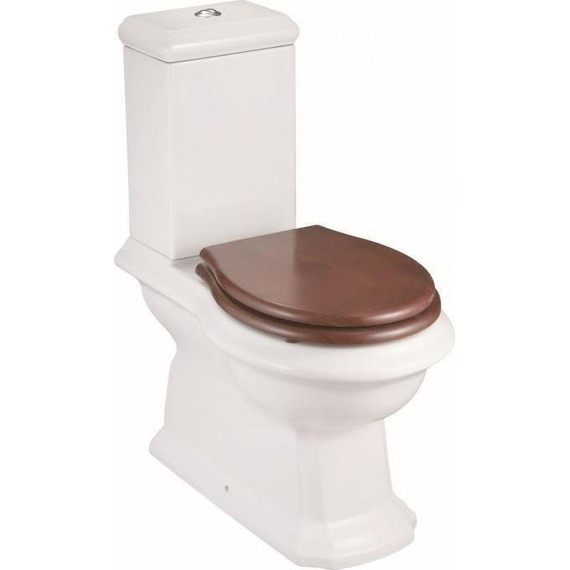 Унитаз-компакт Creo Ceramique Dijon с крышкой деревянной микролифт - фото 3
