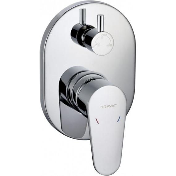 Смеситель для ванны Bravat Eler FB848238CP-3-RUS, хром - фото 