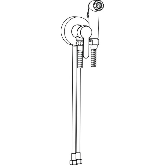 Набор для гигиенического душа Paini Aosta 92CR304KM (Наружный монтаж) - фото 5