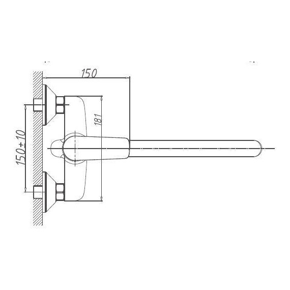 Смеситель для ванны Haiba HB22506 - фото 3