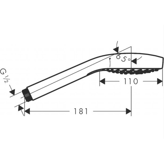 Ручной душ Hansgrohe Croma Select S Vario 26802400 - фото 3