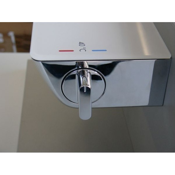 Смеситель для ванны с термостатом Hansgrohe Ecostat Select 13141400, белый/хром - фото 4