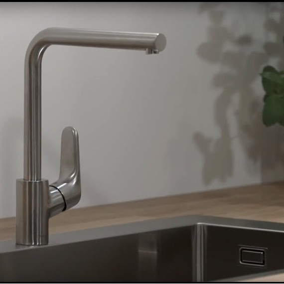 Смеситель для кухни Hansgrohe Focus 31817800, сталь - фото 3