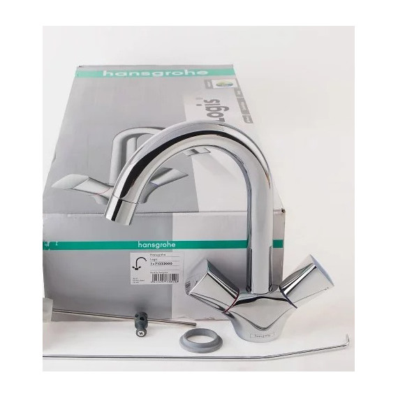 Смеситель для умывальника Hansgrohe Logis 71222000 - фото 7