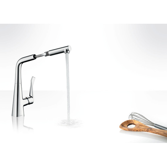 Смеситель для кухни Hansgrohe Metris 14821000 - фото 6