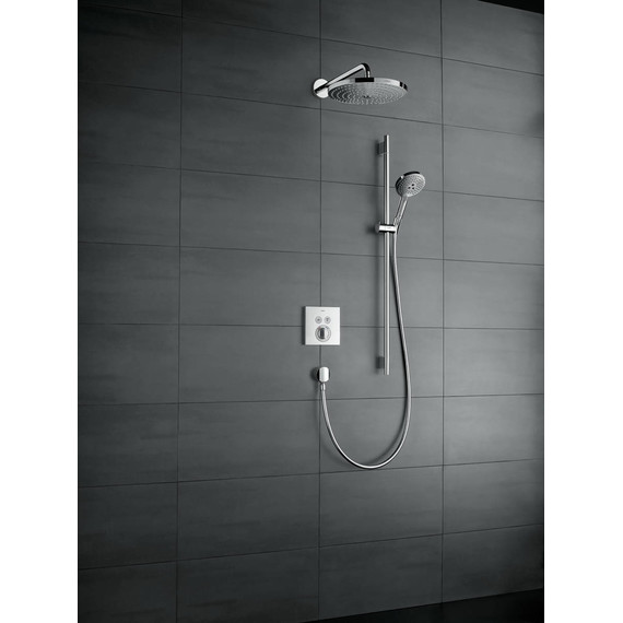 Душевой гарнитур Hansgrohe Raindance Select S 120 3jet/Unica 26631400, белый/хром - фото 7
