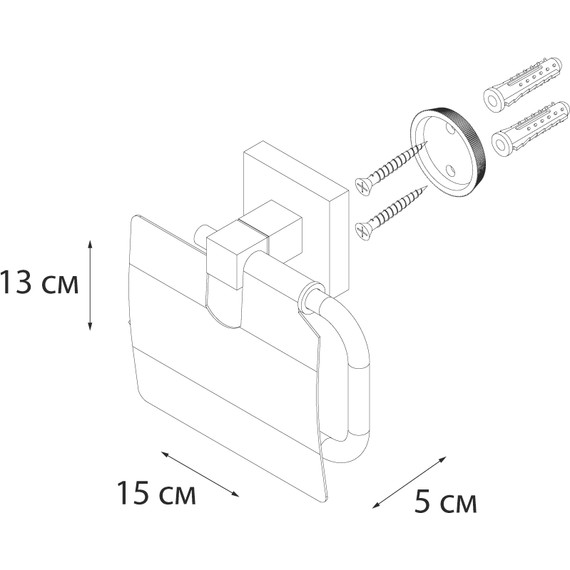 Держатель для туалетной бумаги Fixsen Metra FX-11110 - фото 3