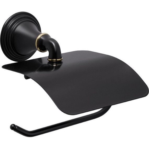 Держатель для туалетной бумаги Fixsen Luksor FX-71610B, цвет черный - фото 