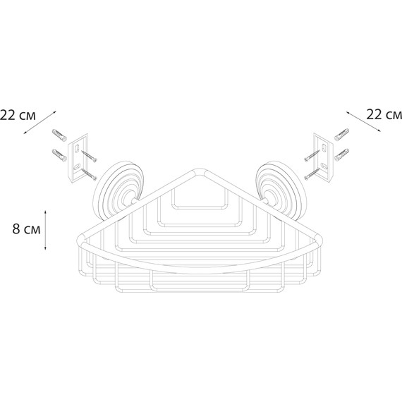 Мыльница Fixsen Retro FX-83809B, цвет бронза - фото 3